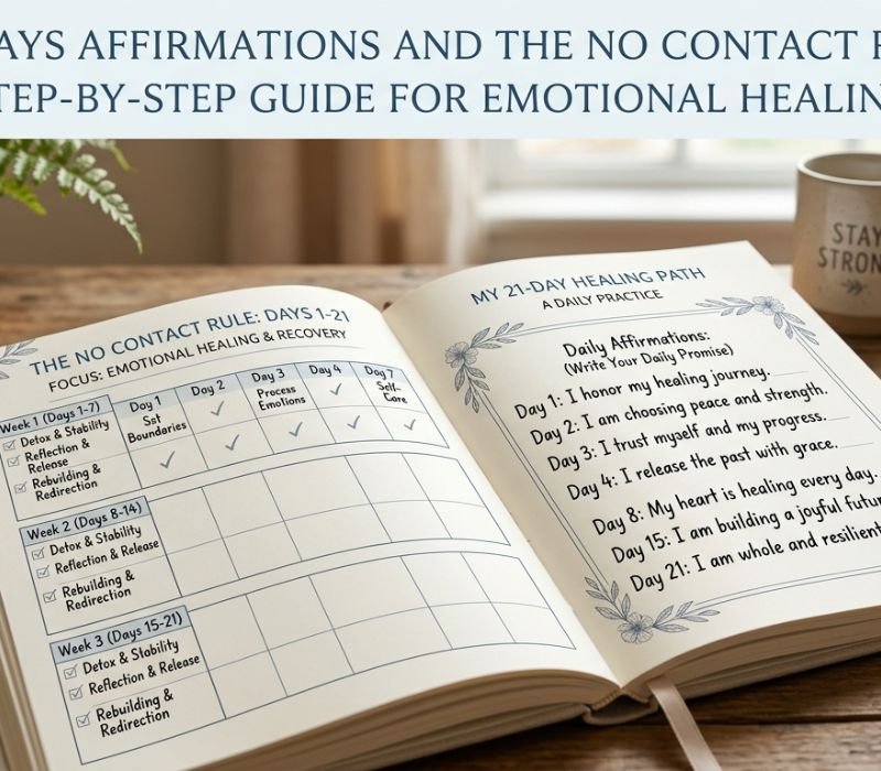 21 Days Affirmations and the No Contact Rule (Step-by-Step Guide for Emotional Healing)