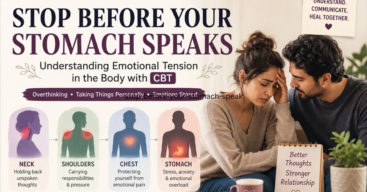 CBT for Happy Married Life  Series  Day 3: Stop Before Your Stomach Speaks