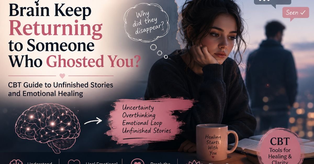 CBT Guide to Unfinished Stories and Emotional Healing &ndash; part (1 )Brain Keeps Obsessing Over Someone Who Ghosted You (And How to Stop