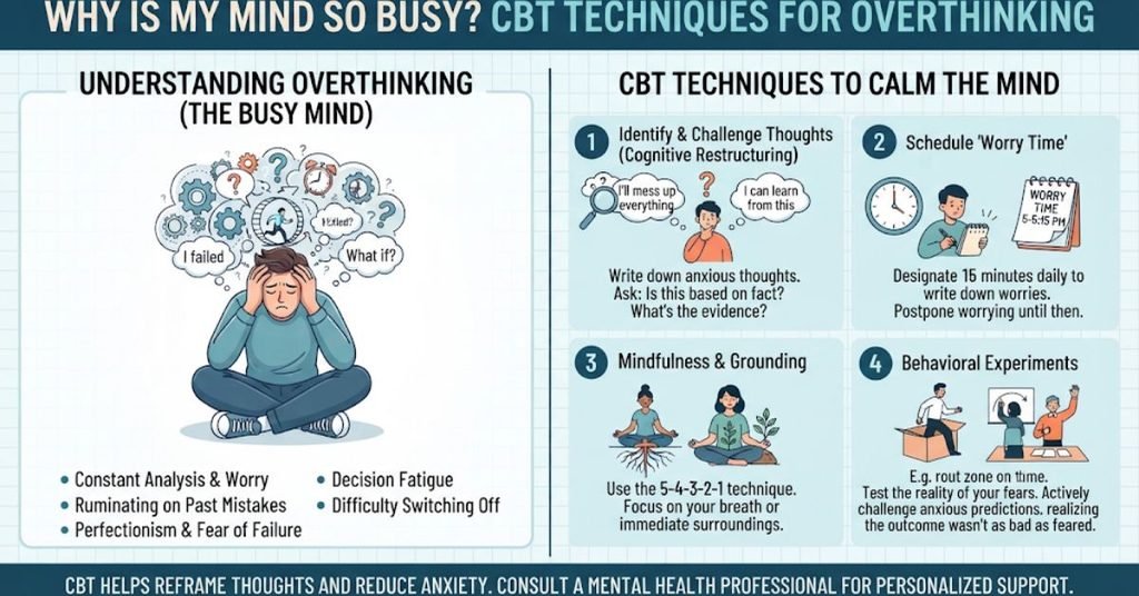 Why Is My Mind So Busy? CBT Techniques 